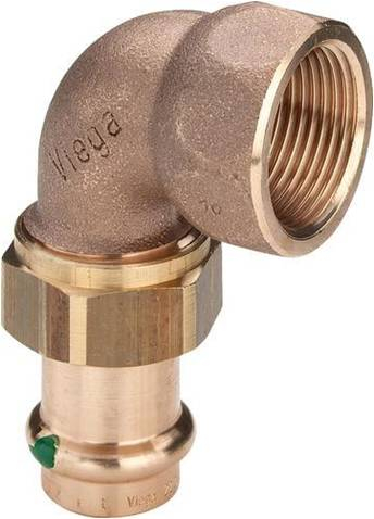 Американка пресс Viega Sanpress 22х3/4" ВР 90° угловая серия 2255